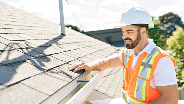 Houston roofer performing Kingwood roof inspection.