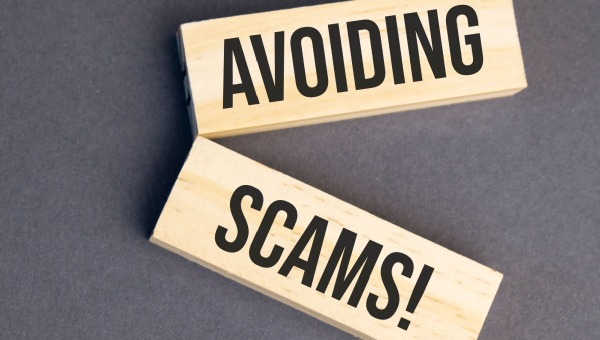 Avoid roofing scams graphic